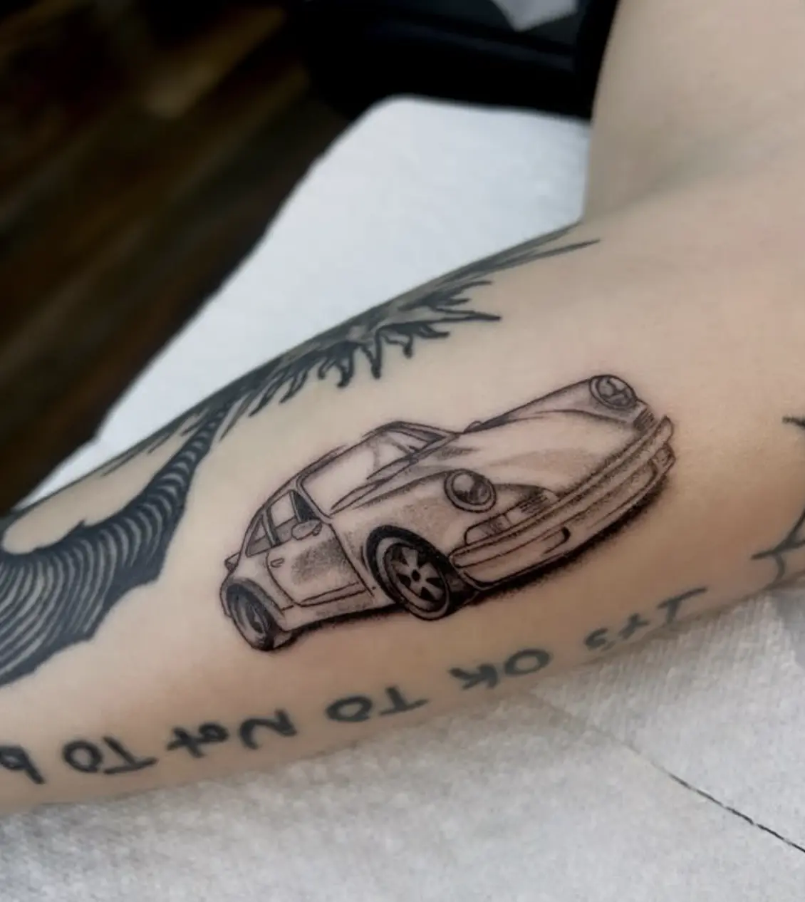 car tattoo by Randy